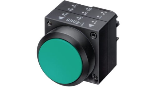 Przycisk zielony Polberis 