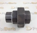 Śrubunek nyplowy 3/4'' NPT A105 kl. 3000 MSS SP-83 holender kotłowy wysokociśnieniowy gwint wewnętrzno-zewnętrzny UNION P245GH P285G dwuzłączka M-F stal #3000.jpg