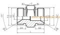 Złączka redukcyjna 1/2'' x 3/4'' z doszczelnieniem 60 stopni nypel adapter.JPG