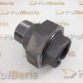 Śrubunek nyplowy 3/4'' NPT A105 kl. 3000 MSS SP-83 holender kotłowy wysokociśnieniowy gwint wewnętrzno-zewnętrzny UNION P245GH P285G dwuzłączka M-F stal #3000 POLBERIS.jpg