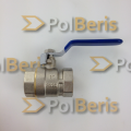 Zawór kulowy 3/4'' mosiądz do wody GW-GW 25 bar www.sklep.polberis.pl gwint wewnętrzny