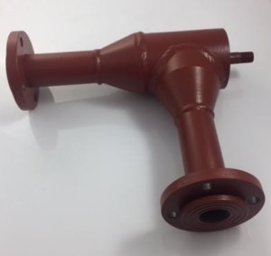 Trójnik przewodów pyłowych wg szkicu