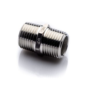 Nypel 2 1/2'' nierdzewny 316