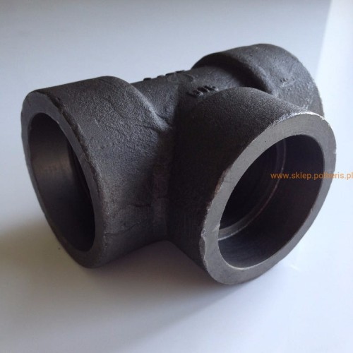 Trójnik 1.1/2''x1''x1 1/2'' redukcyjny 3000 SW A105 kielichowy stal kotłowa do spawania P245GH P285GH socket weld
