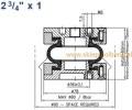 Siłownik mieszkowy 2 3-4''x1  aluminium miech 234x1 poduszka powietrzna ContiTech FS 22-3 Firestone W01R584079.png
