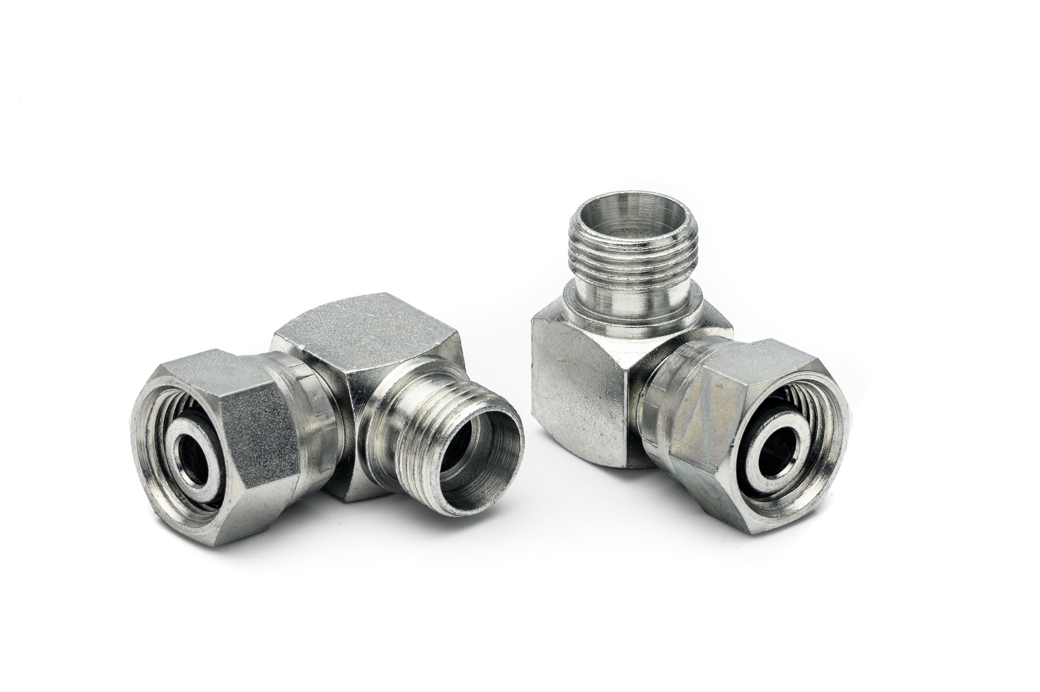 Aignep 10mm X 1/4" BSP Male Banjo Compression Elbow Fitting - Metric Adjustable