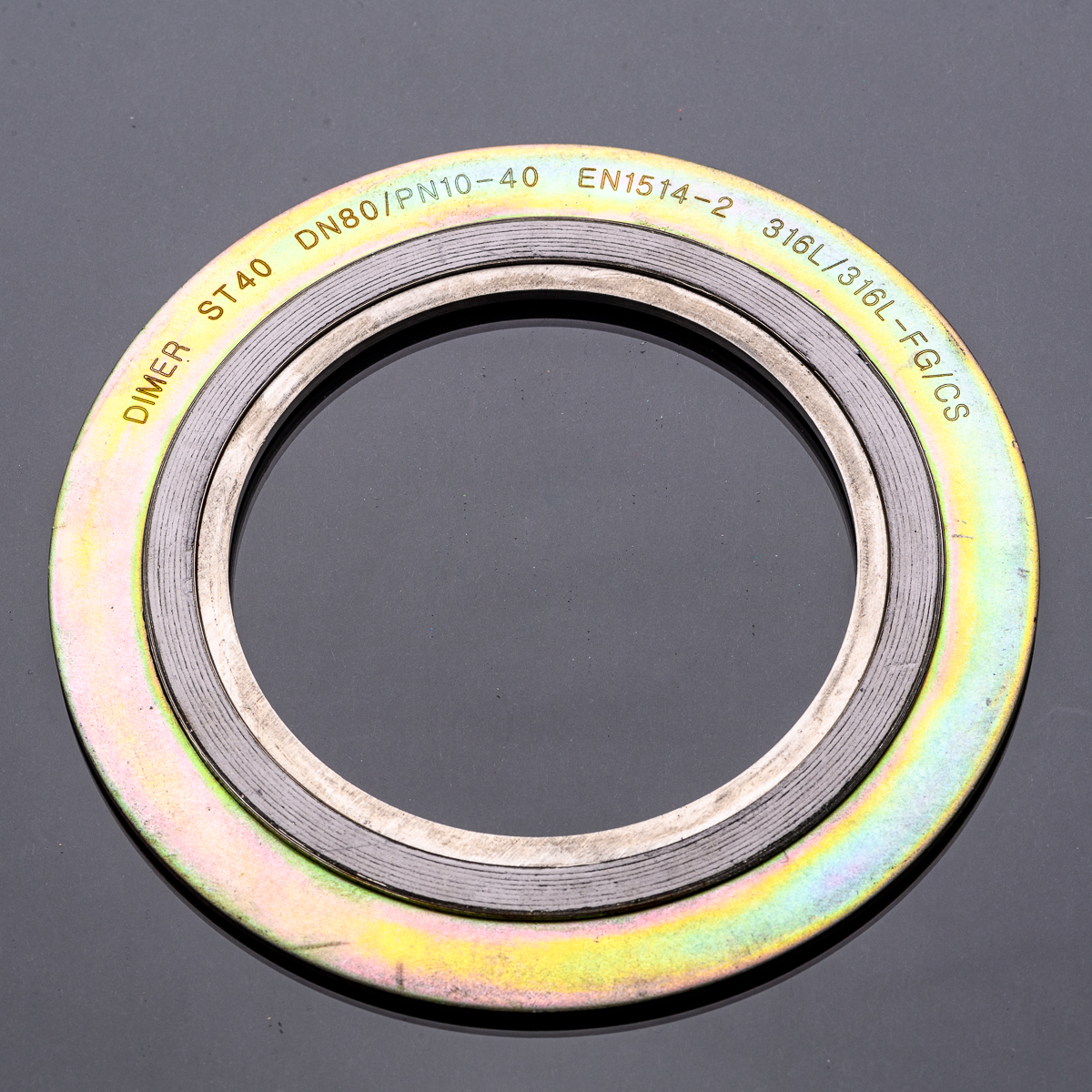 Uszczelka spiralna DN80 stalowa PN10 PN40