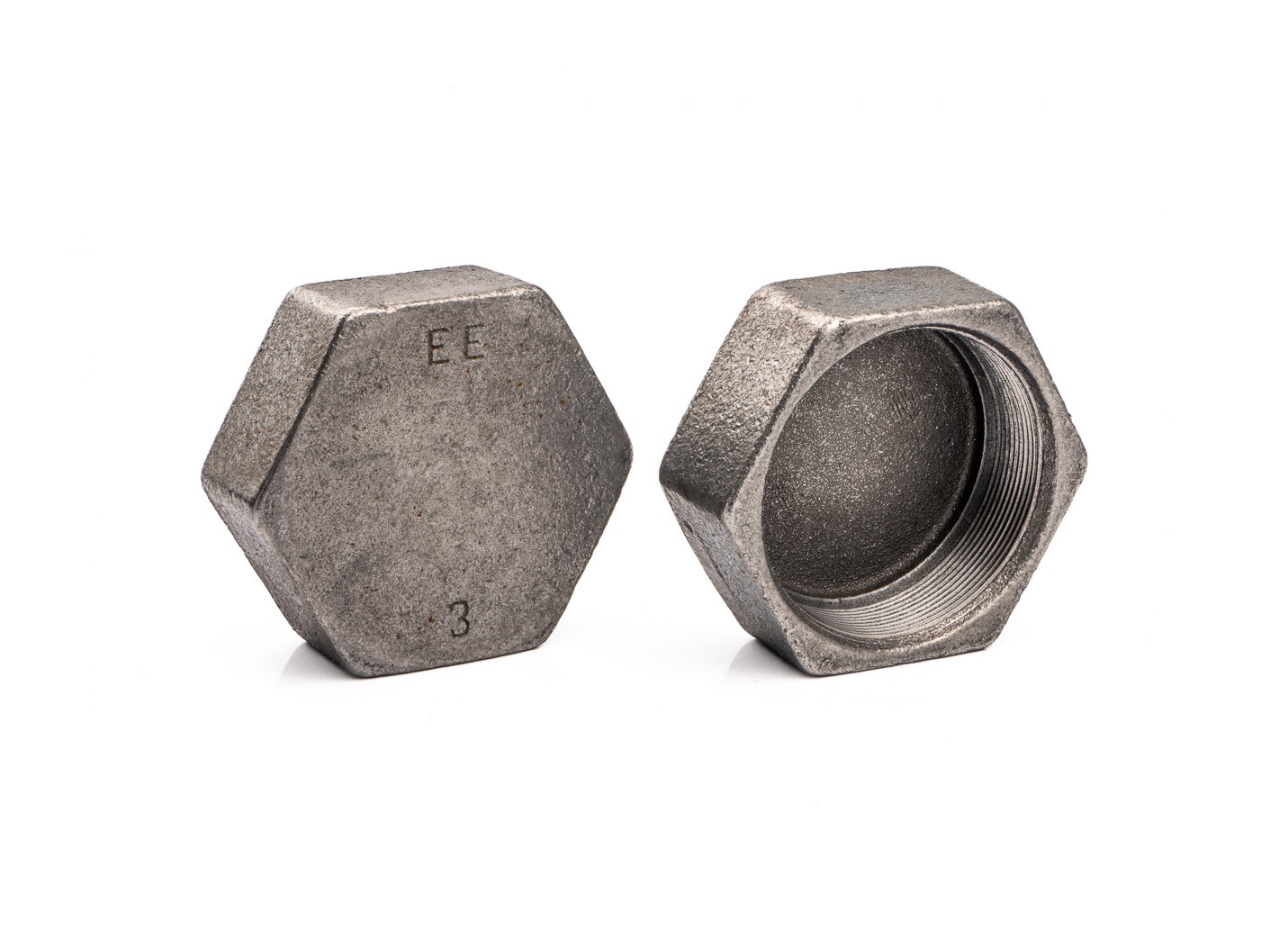 Zaślepka 3'' żeliwo czarna