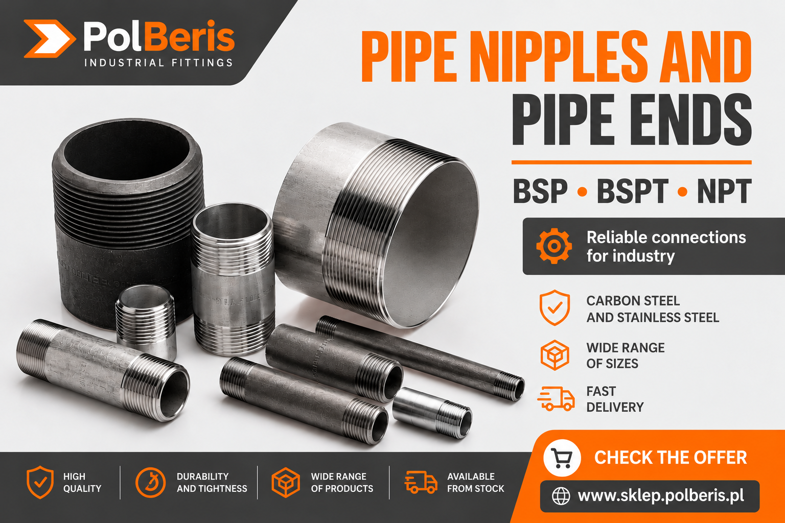 PIPE NIPPLES AND THREADED NIPPLES